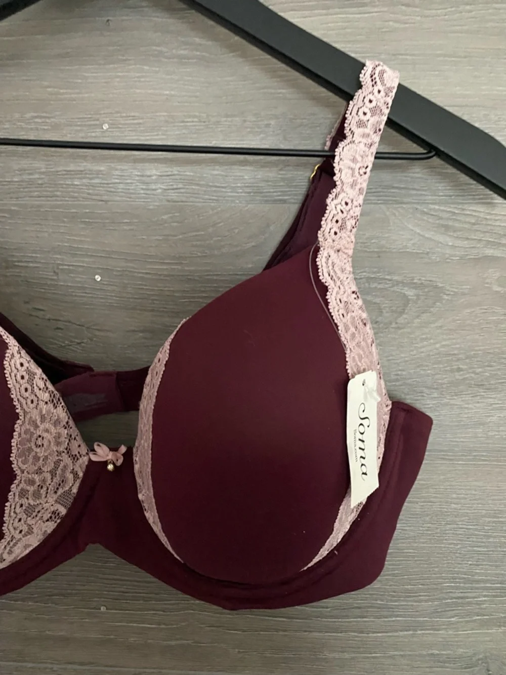 Soma Embraceable Full Coverage Lace Trim Bra NWT - Picture 2 of 5
